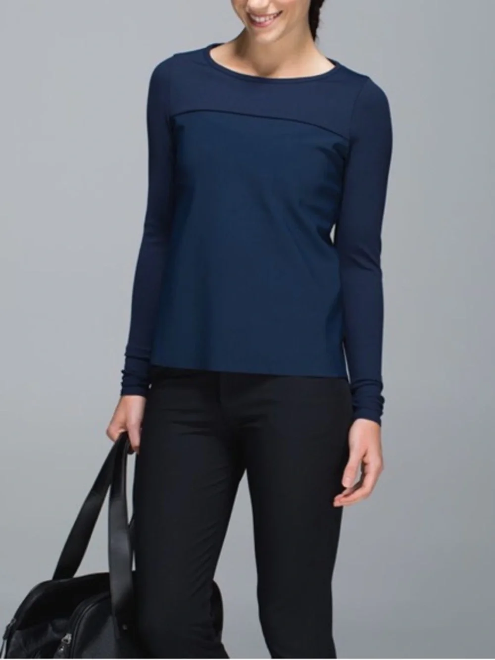 lululemon Out Of This World Long Sleeve Inkwell Blue Luxtreme
